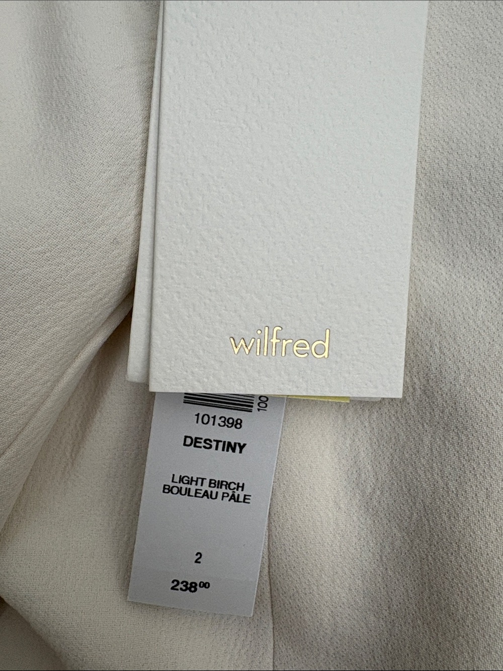 Aritzia Wilfred color light birch Destiny Blazer 1398 - Picture 2 of 6